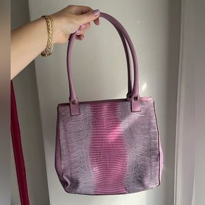 Salvatore Ferragamo exotic leathers handbag